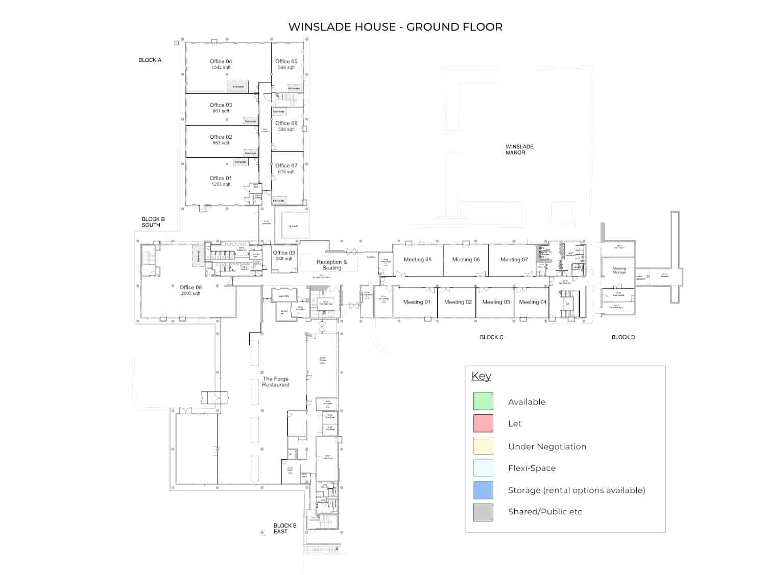 Winslade House, ground floor, Winslade Park Exeter