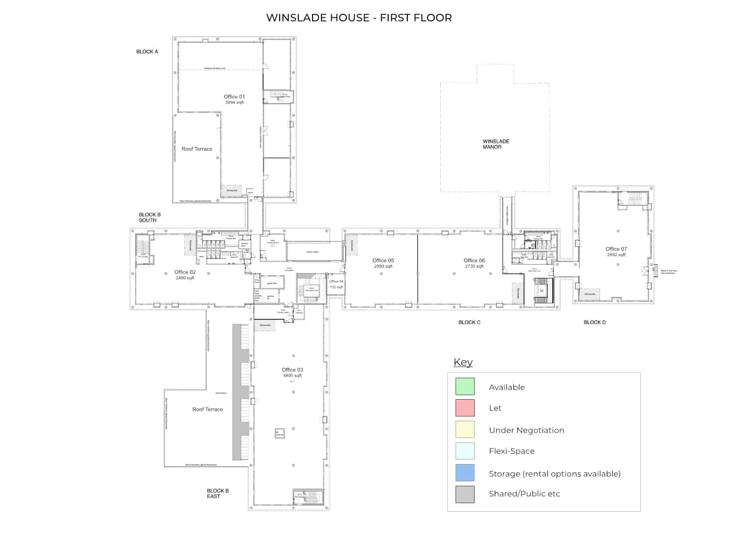 Winslade House – First Floor